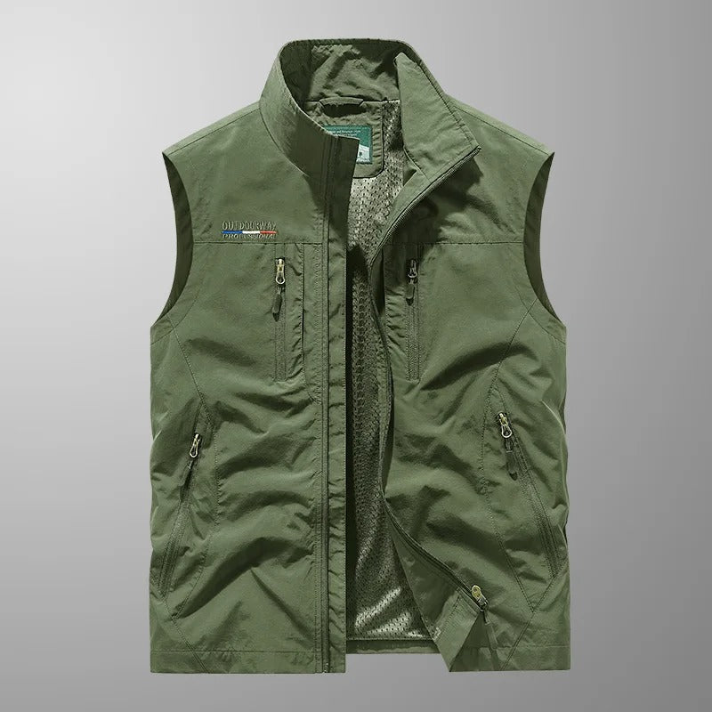 Casper™ | Ademende cargo bodywarmer met praktische zakken
