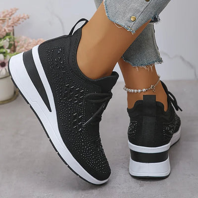 Giselle – Orthopedische sneakers met glinsterende steentjes
