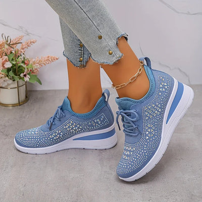 Giselle – Orthopedische sneakers met glinsterende steentjes