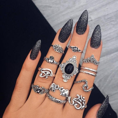 Unieke premium set met 8 tot 12 ringen