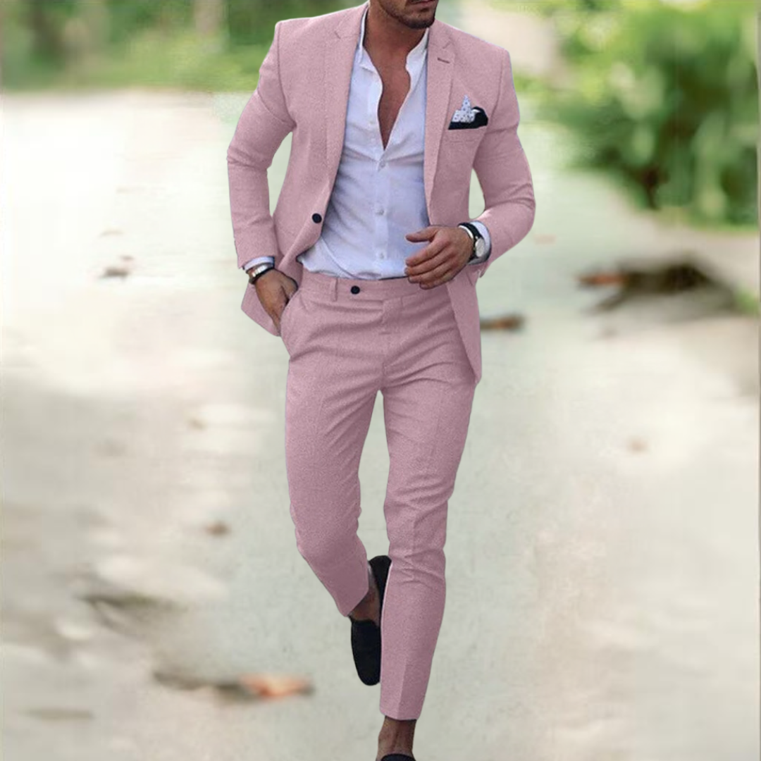 Angel | Stijlvol tweedelig herenpak (colbert + broek)
