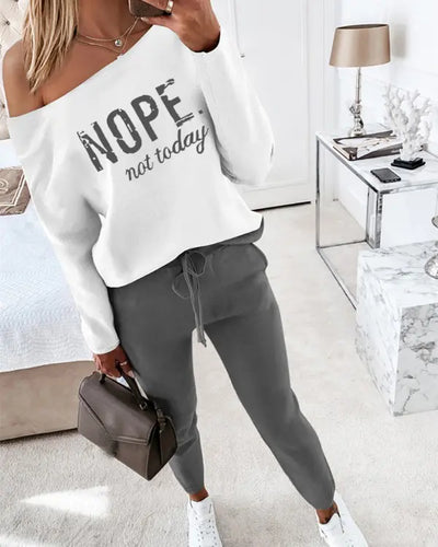 Nope Not Today – Loungewear Set