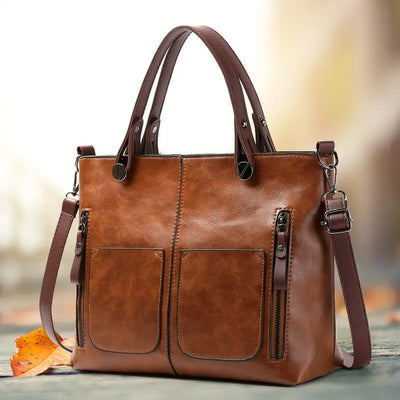Maelis PU Leather Shoulder Bag