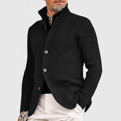 Marzio Refined Cardigan with Button Fastening