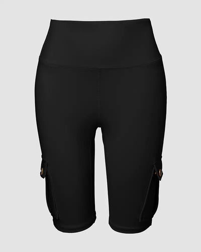 High-Waist Tummy Control Active Shorts