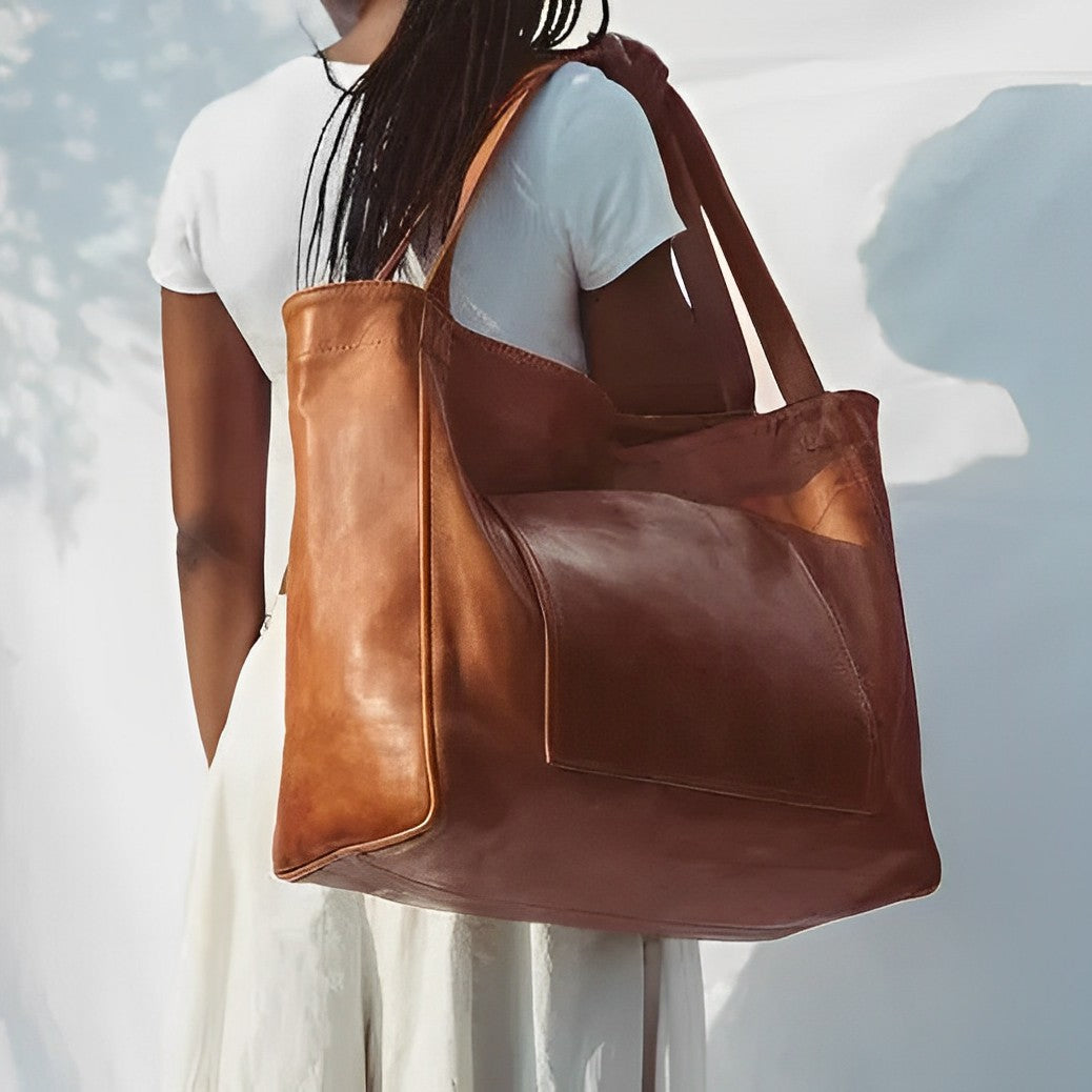 Janna Vintage PU leather crossbody bag