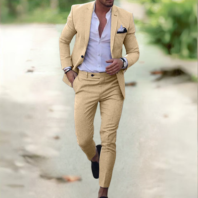 Angel | Stijlvol tweedelig herenpak (colbert + broek)