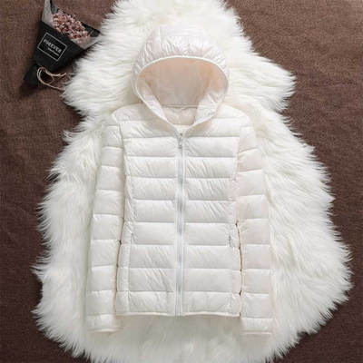 Dagmar Quilted Mid-Season Jacket | White