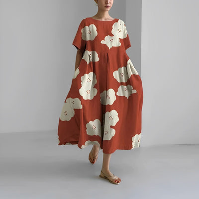 CÉLESTINE | Boheemse Bloemenjurk met Romantische Flair