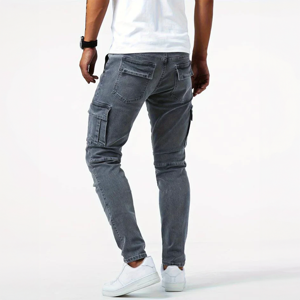 Alex™ | Cargo Spijkerbroek