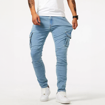 Alex™ | Cargo Spijkerbroek