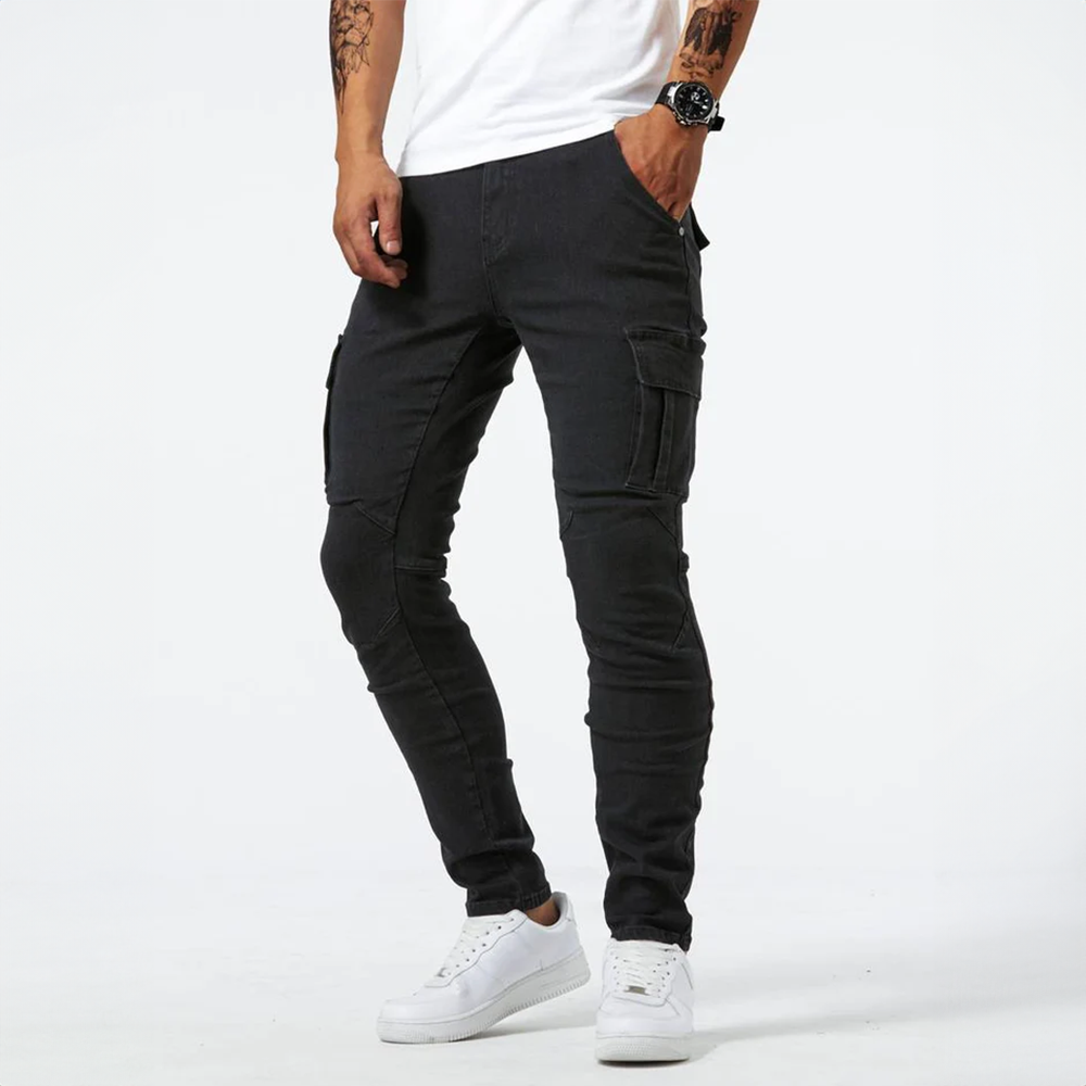 Alex™ | Cargo Spijkerbroek