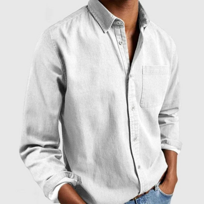 Van der Hulst™ | Premium casual overhemd met lange mouwen