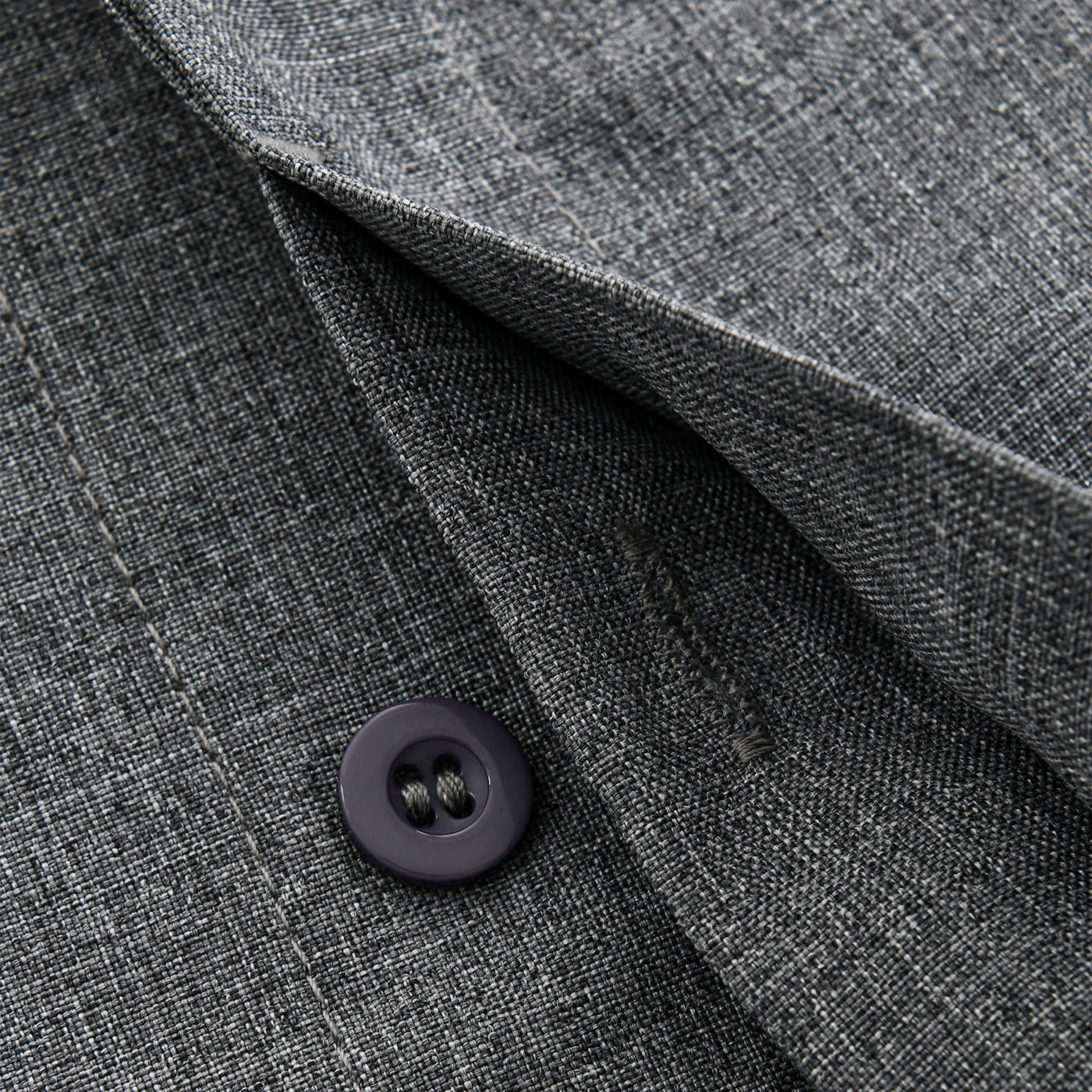 Men's Solid Colour Lapel Cotton Linen Short Sleeve Shirt