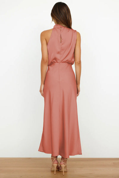 Theresa - Long Dress with Halterneck