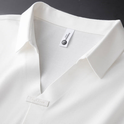 Cornelio Luxe Polo van Katoen en Zijde