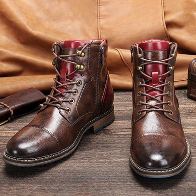 Cris Handcrafted Premium Leather Oxford Boots