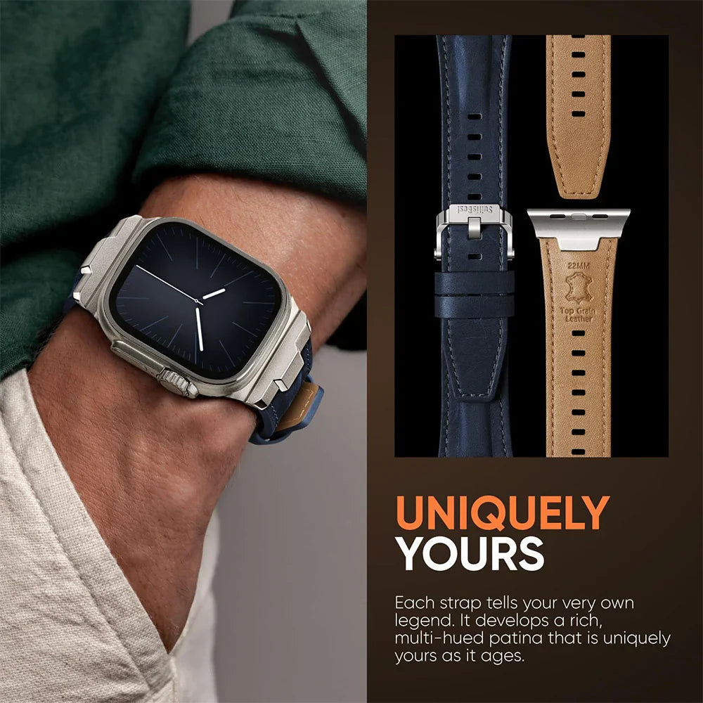 Aventus Leather Apple Watch Band