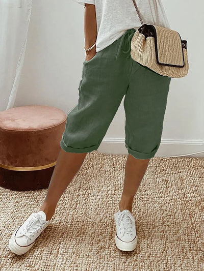 Rosetta™ - Cotton Linen Ladies Shorts