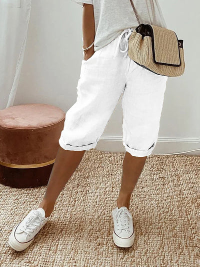 Rosetta™ - Cotton Linen Ladies Shorts