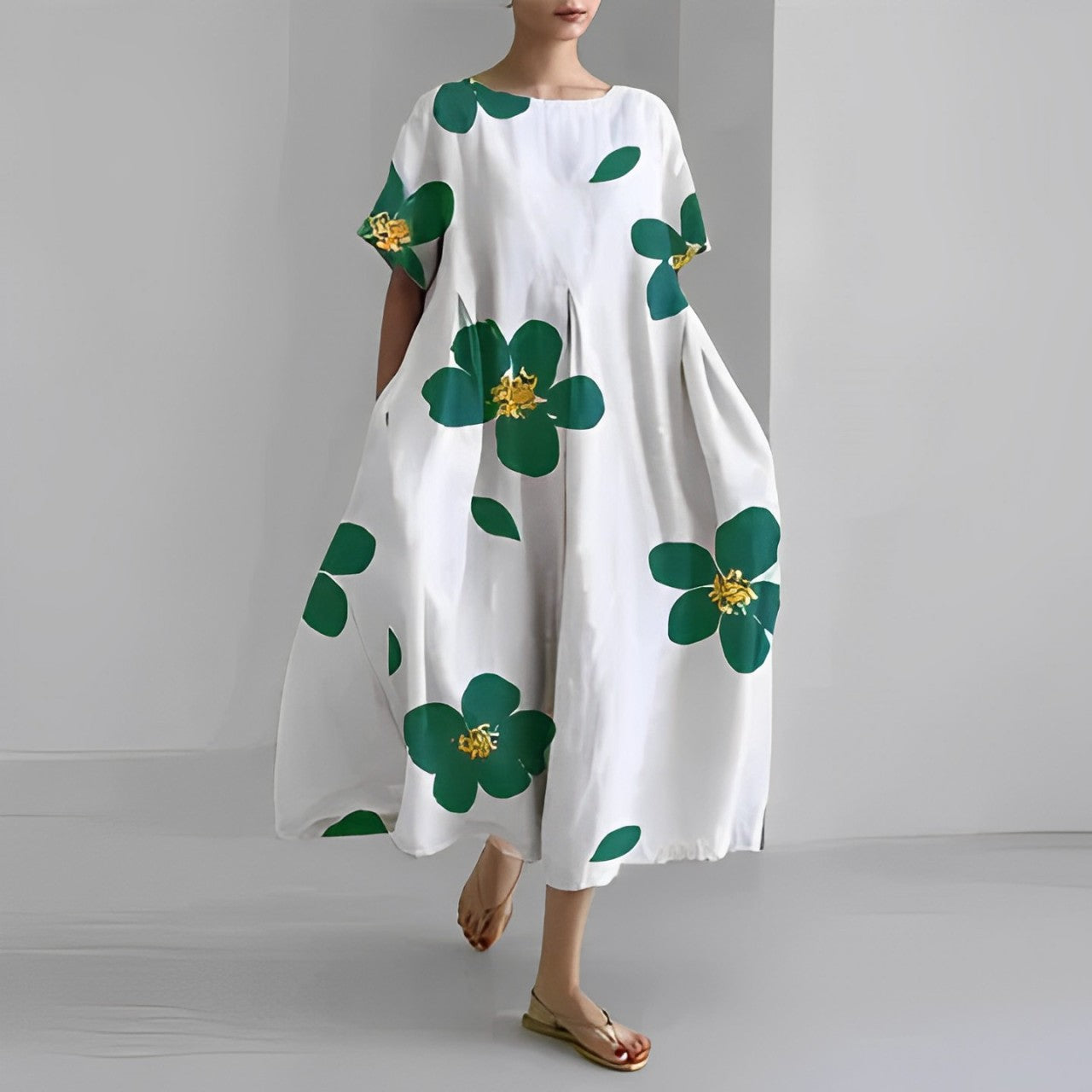 CÉLESTINE | Boheemse Bloemenjurk met Romantische Flair
