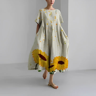 CÉLESTINE | Boheemse Bloemenjurk met Romantische Flair