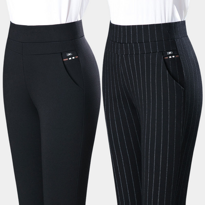 Van der Hulst™ | Stretch broek met hoge taille voor de zomer