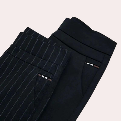 Van der Hulst™ | Stretch broek met hoge taille voor de zomer