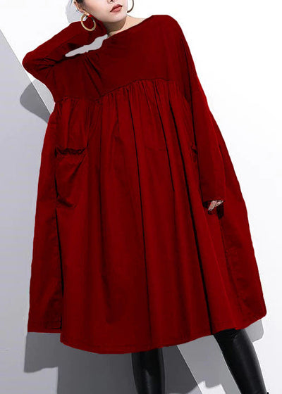Elegant Black Cotton Shift Dress