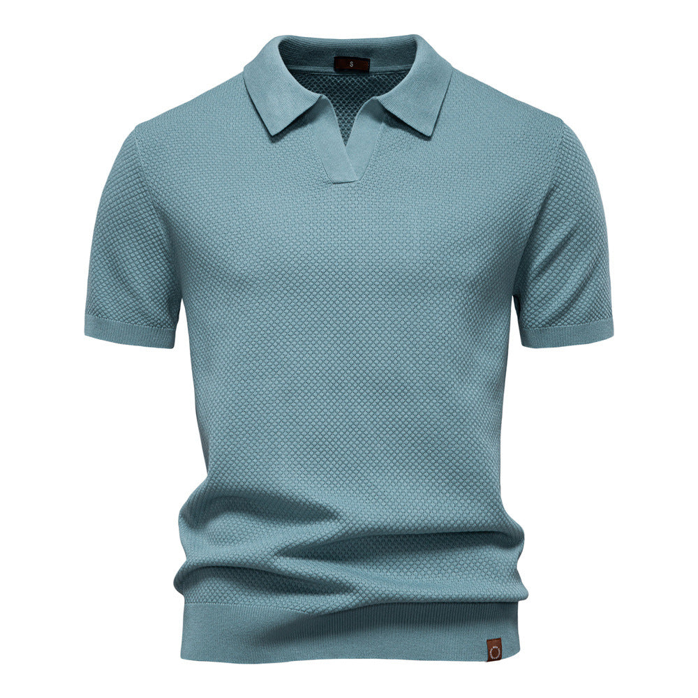 Daan | Gestructureerd poloshirt