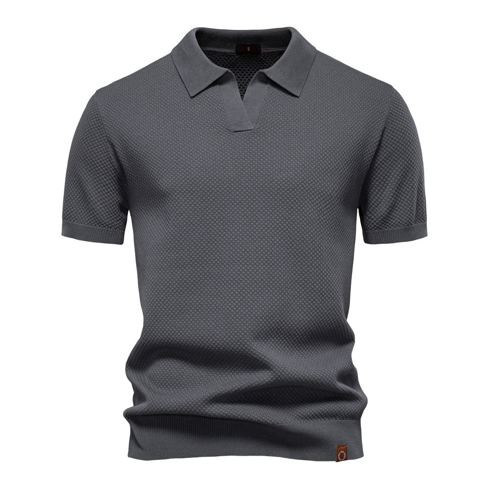Daan | Gestructureerd poloshirt