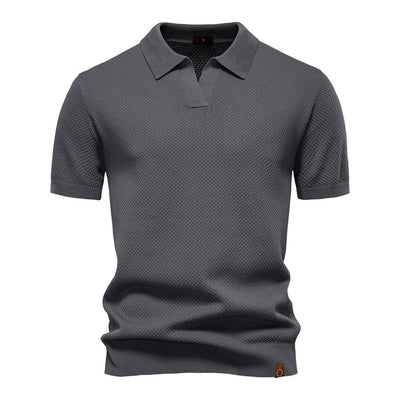 Daan | Gestructureerd poloshirt