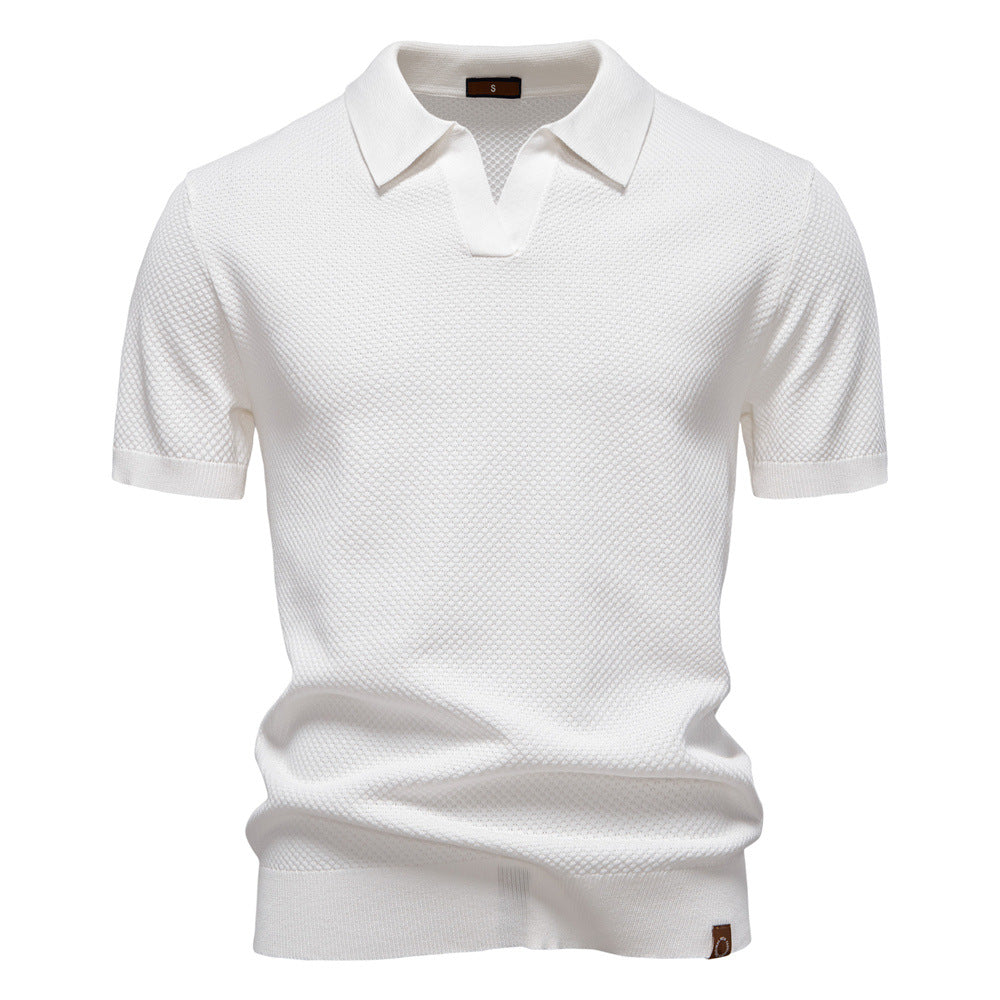 Daan | Gestructureerd poloshirt