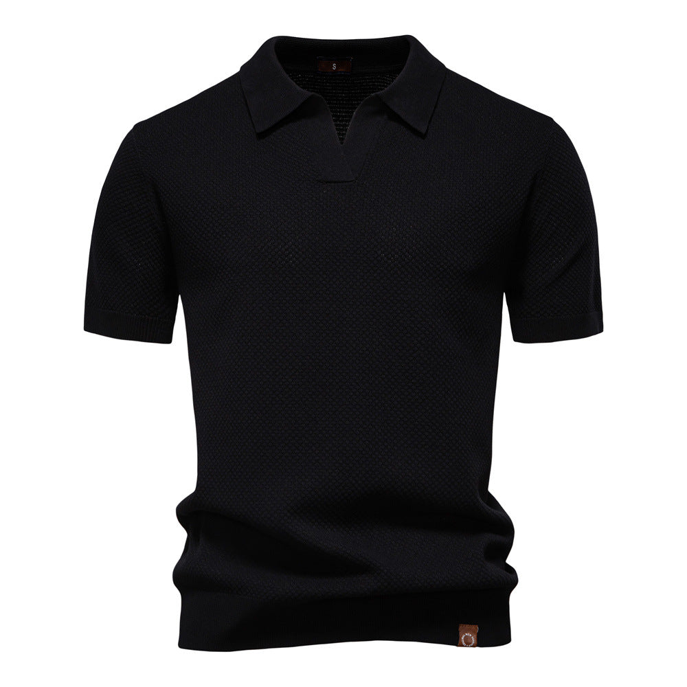 Daan | Gestructureerd poloshirt