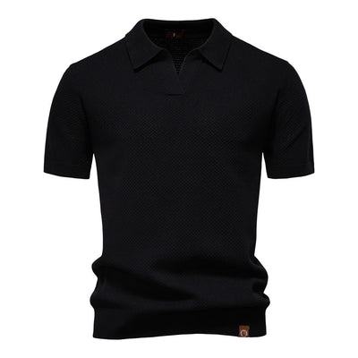 Daan | Gestructureerd poloshirt
