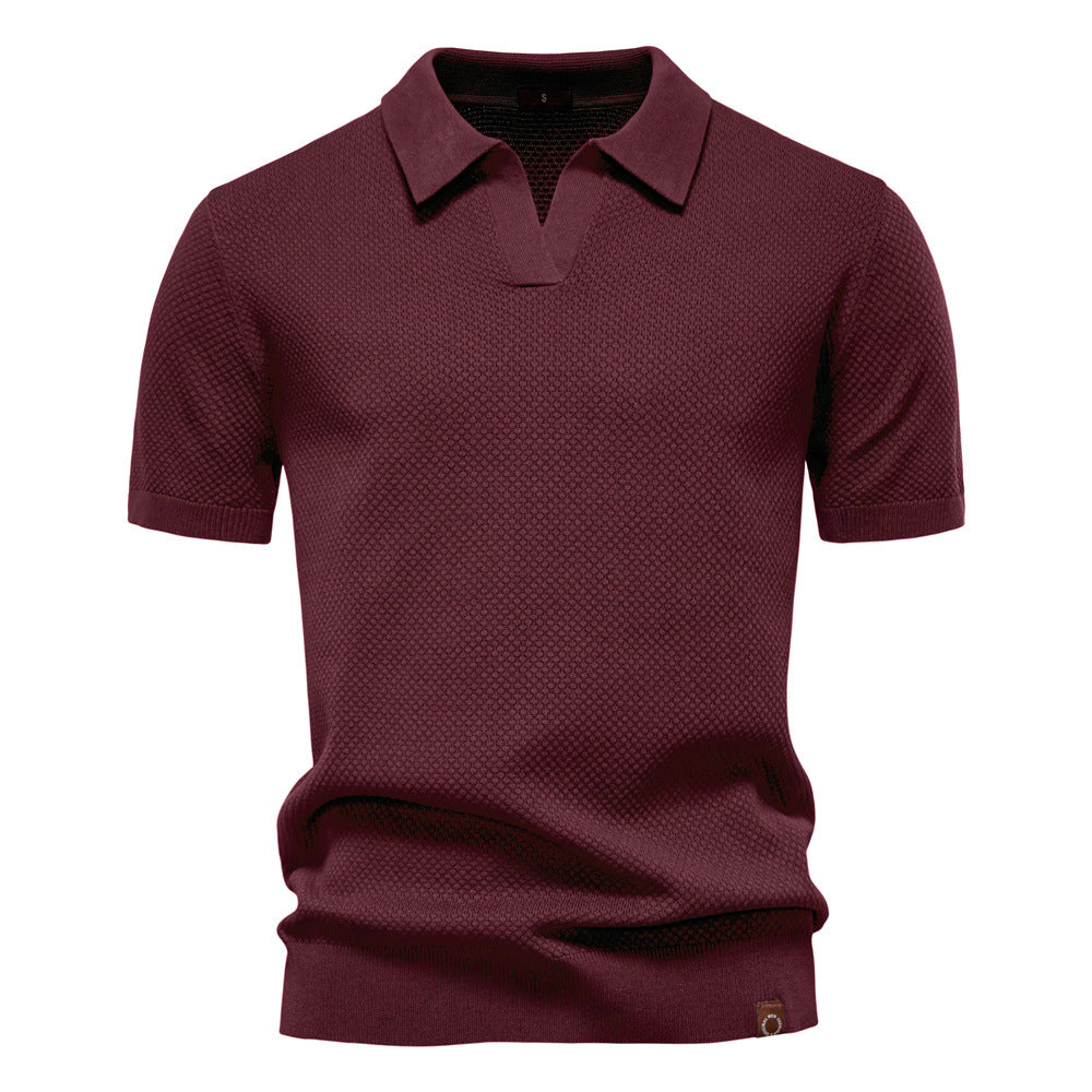 Daan | Gestructureerd poloshirt