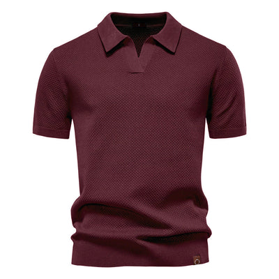Daan | Gestructureerd poloshirt