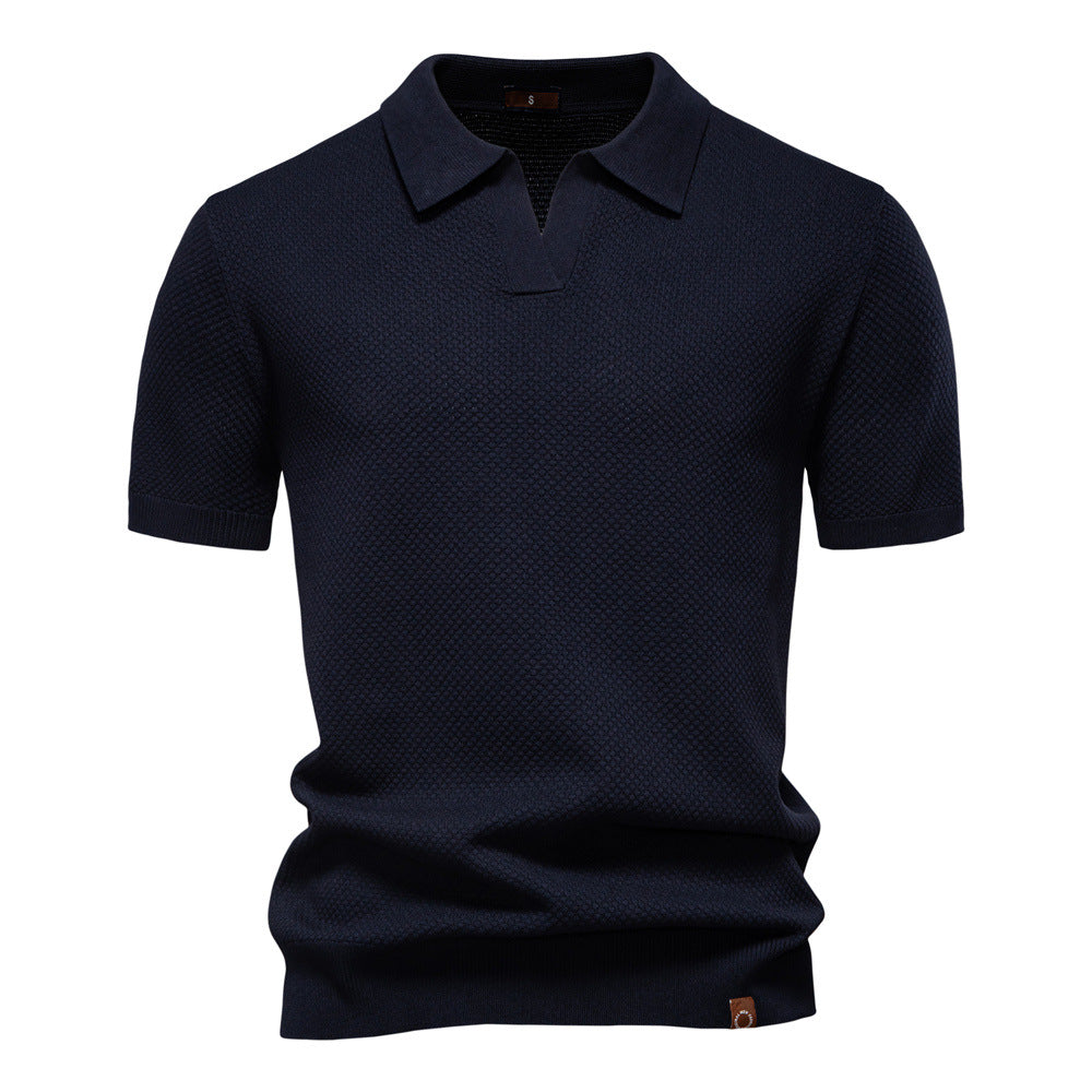 Daan | Gestructureerd poloshirt