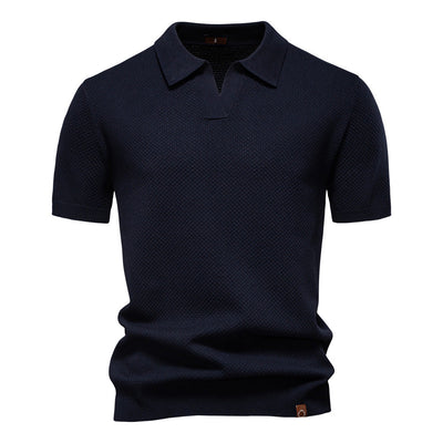 Daan | Gestructureerd poloshirt
