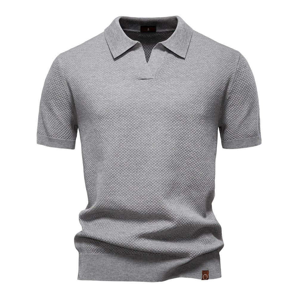 Daan | Gestructureerd poloshirt