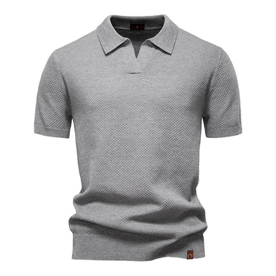 Daan | Gestructureerd poloshirt