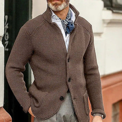 Marzio Refined Cardigan with Button Fastening