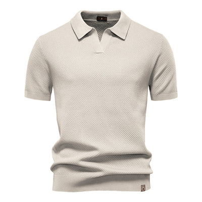 Daan | Gestructureerd poloshirt