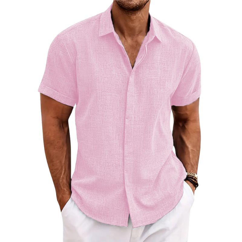 H.L Alexander Linen Short-Sleeved Shirt