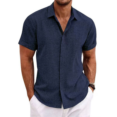 H.L Alexander Linen Short-Sleeved Shirt