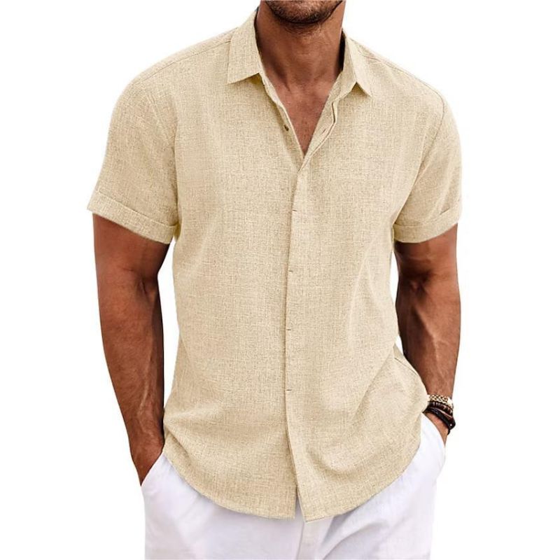 H.L Alexander Linen Short-Sleeved Shirt
