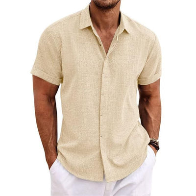 H.L Alexander Linen Short-Sleeved Shirt