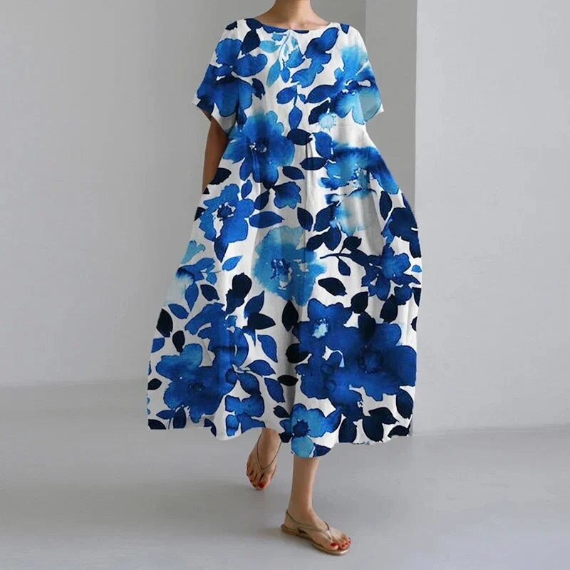 CÉLESTINE | Boheemse Bloemenjurk met Romantische Flair
