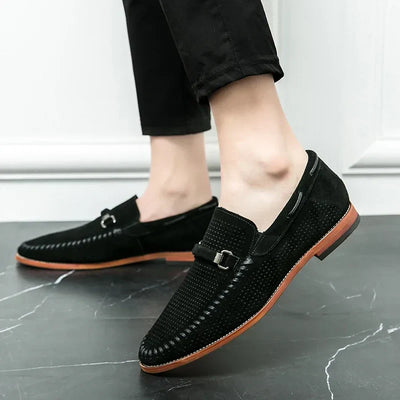 Giovanni Suede Loafers