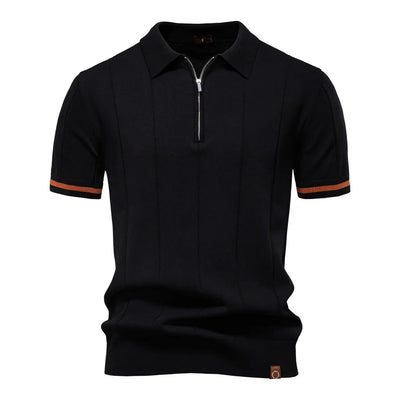 Van der Hulst™ | Heren Polo Shirt Met Rits